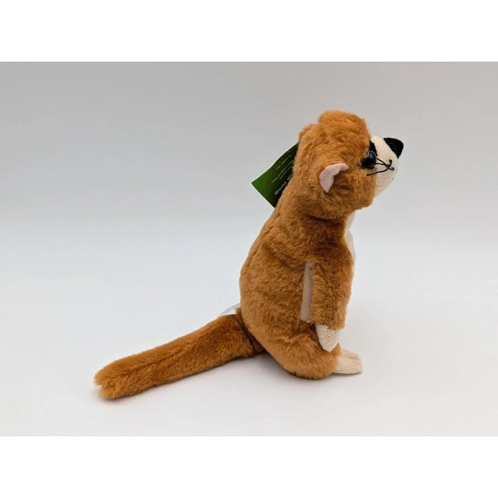 Fiesta World Wildlife Meerkat Plush 7 Inch Brown Stuffed Animal‎ Toy